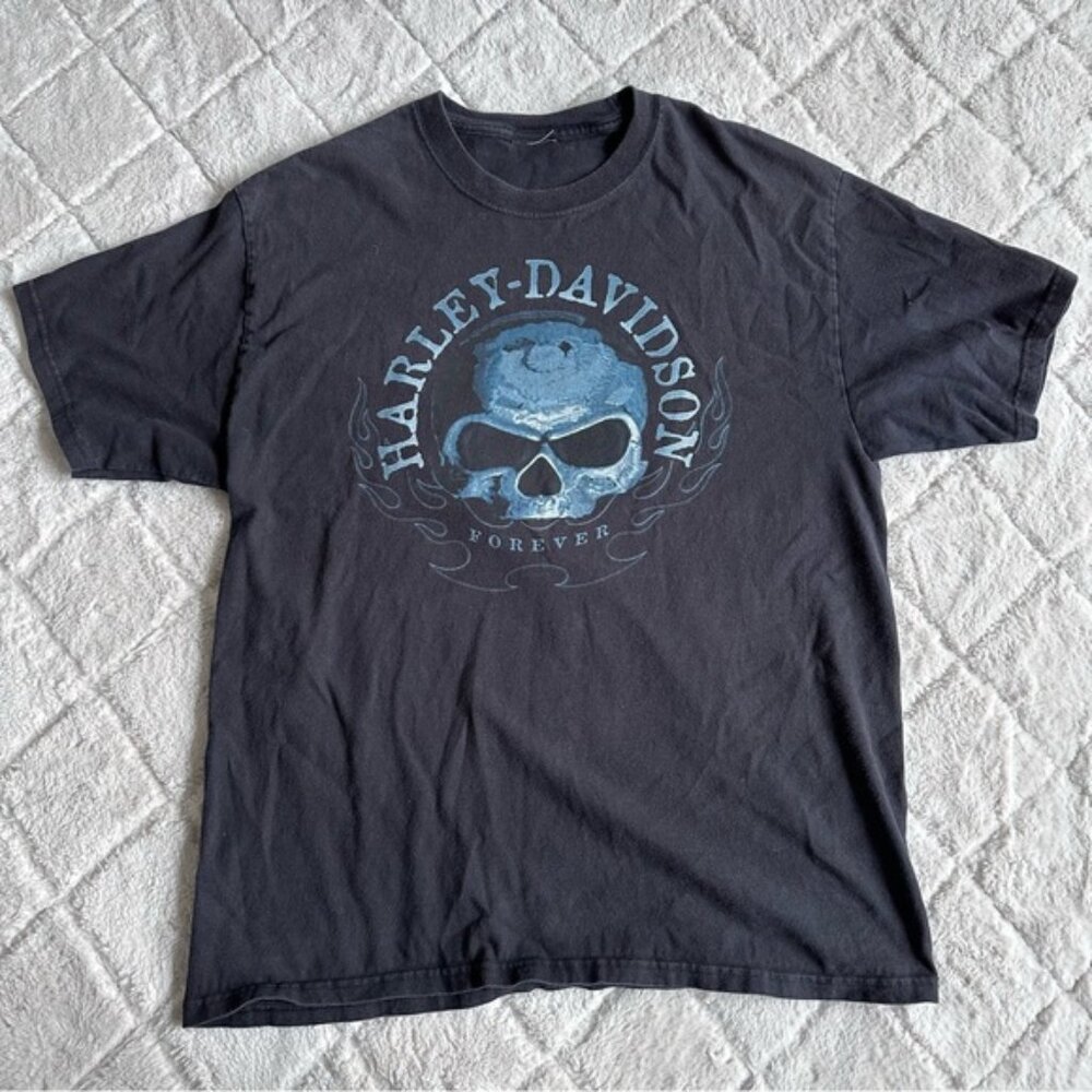 Harley-Davidson | "Harley-Davidson Forever" Short Sleeve Skull Tee | Size Large